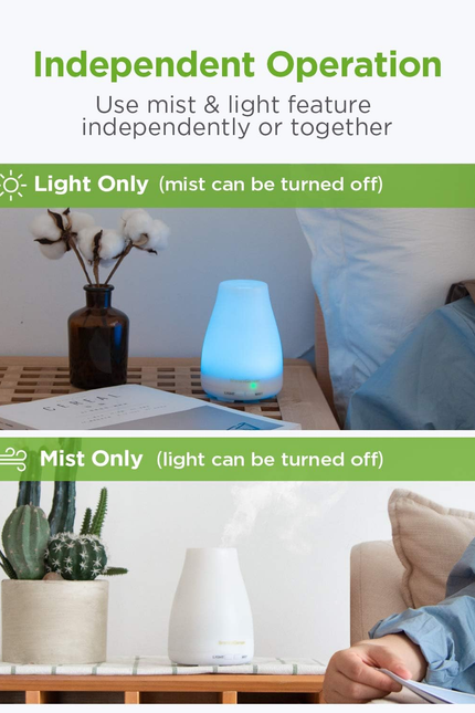 Essential Oil Diffuser, Premium 5-In-1 Diffusers for Home Scent Aromatherapy Dif