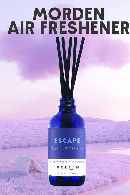 Reed Diffusers Set, 3.7 Oz Scent Diffuser, 6 Reed Diffuser Sticks, Home Fragranc
