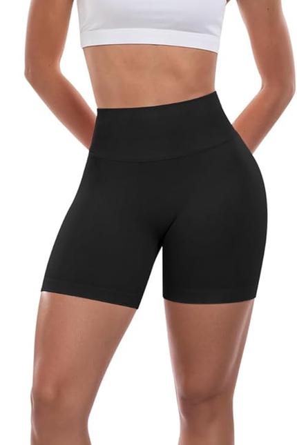 Workout Gym Shorts Women, High Waisted Seamless Butt Lifting Scrunch Butt Sports