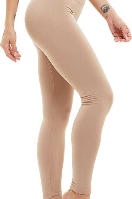 LUOYANXI Fleece Lined Leggings Women - Warm Soft Tummy Control Thermal Thick Hig