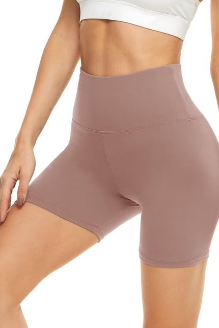 5” Biker Shorts for Women - High Waist Tummy Control Stretch Spandex Workout Yog
