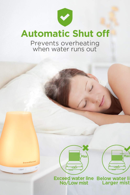 Essential Oil Diffuser, Premium 5-In-1 Diffusers for Home Scent Aromatherapy Dif