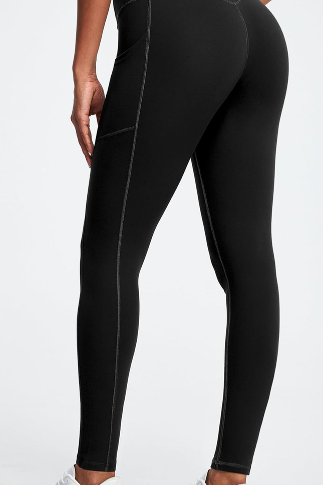 Heathyoga Leggings with Pockets for Women Tummy Control High Waisted Yoga Pants 