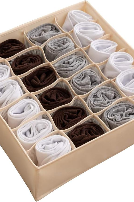 Collapsible Fabric Drawer Organizer Divider,Closet Storage Box Bins Containers f