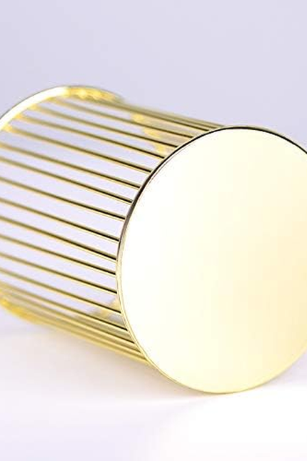 Gold Metal Pen Holder for Desk, Makeup Brushes Cup, Pencil Holders, Office&Home 