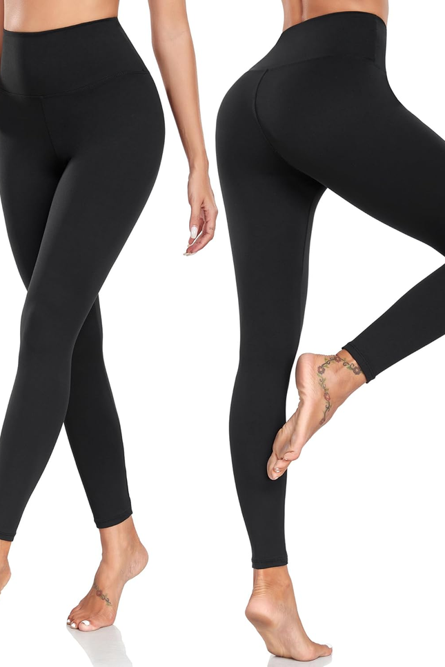 Buttery Soft Leggings for Women - High Waisted Tummy Control No See through Work