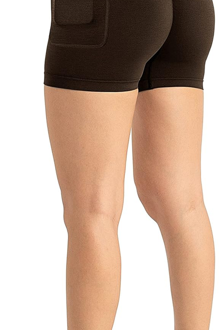 High Waist Workout Shorts for Women Seamless Scrunch Butt Lifting Short Gym Smil