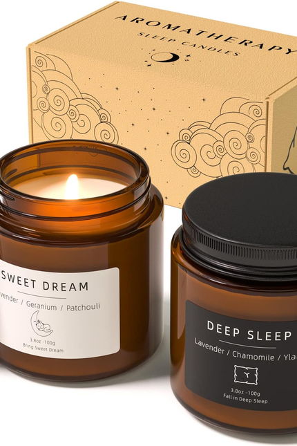 Scented Candles,  Candles for Home Scented, Candle Set for Stress Relief and Pro