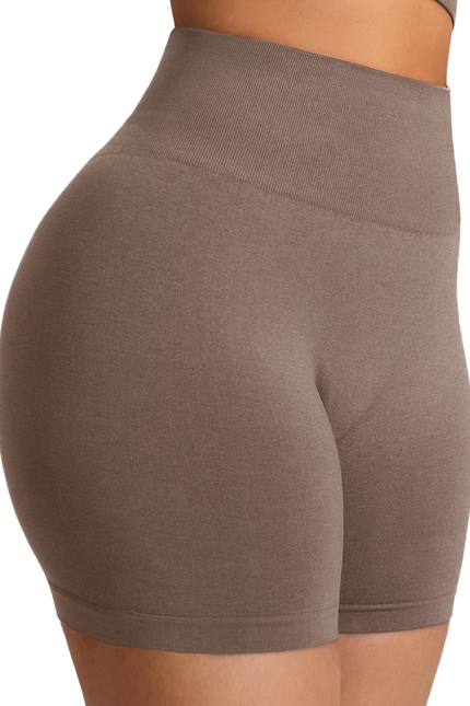 Gym Shorts Women Workout Biker Shorts Scrunch Butt No Front Seam Running Athleti