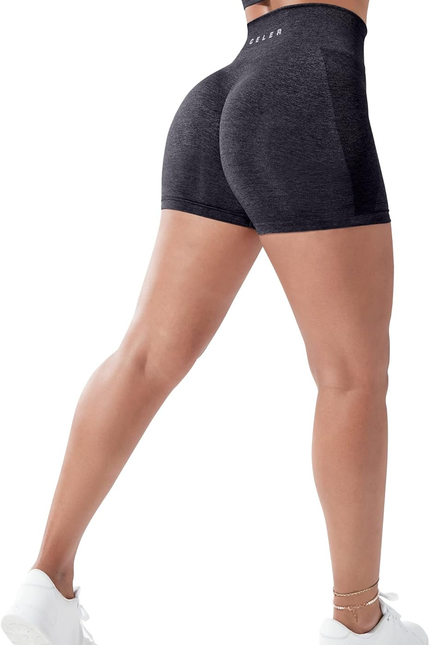 Womens Workout Shorts Seamless Scrunch Butt Gym Shorts High Waisted Yoga Athleti