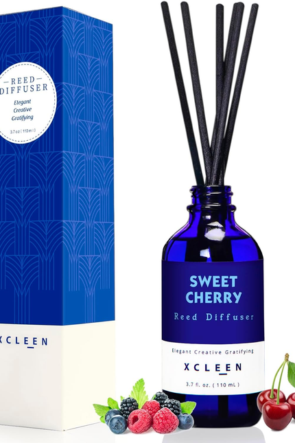Reed Diffusers Set, 3.7 Oz Scent Diffuser, 6 Reed Diffuser Sticks, Home Fragranc