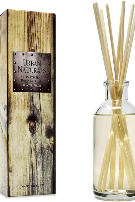 Crisp White Linen Reed Diffuser Gift Set | with Citrus, Ozone, Ylang-Ylang, Lili