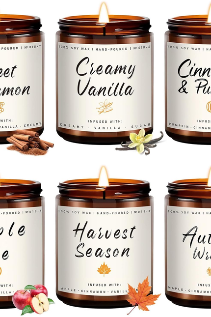 Scented Candle for Home | Sage Citrus Candle | Aromatherapy Candles - Soy Candle