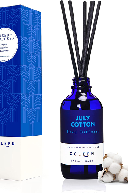 Reed Diffusers Set, 3.7 Oz Scent Diffuser, 6 Reed Diffuser Sticks, Home Fragranc
