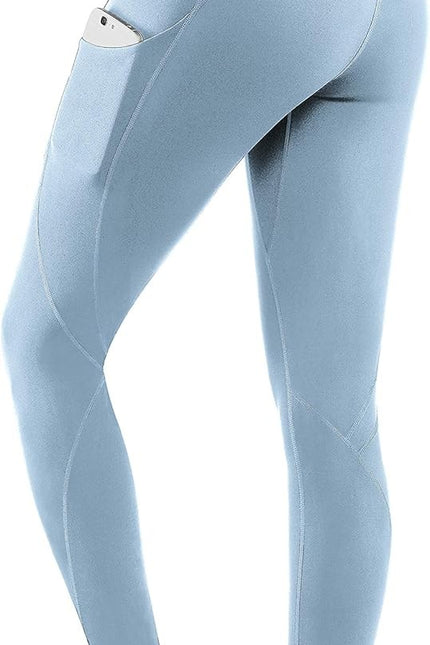 Lingswallow High Waist Yoga Pants - Yoga Pants with Pockets Tummy Control, 4 Way