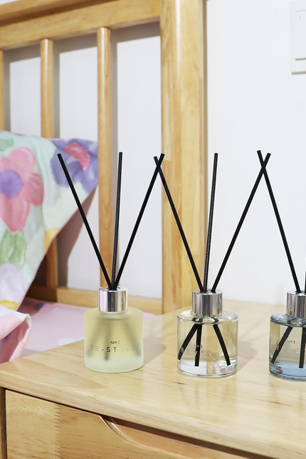 3 Pack Fragrance Reed Diffuser, 50ML Lavender Jasmine Lemongrass Aromatherapy Di