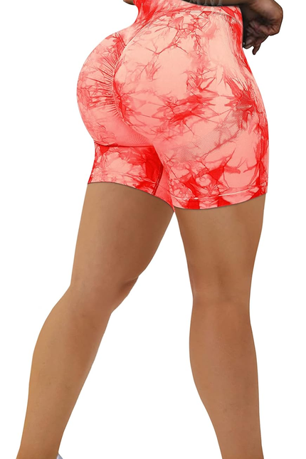 Scrunch Butt Lifting Seamless Shorts for Women High Waist Tummy Control Workout 