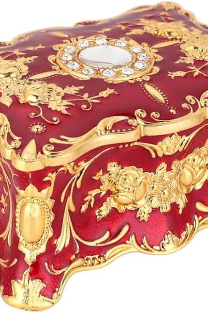 European Retro Jewelry Box Metal Jewelry Storage Box Creative Jewelry Box Jewelr