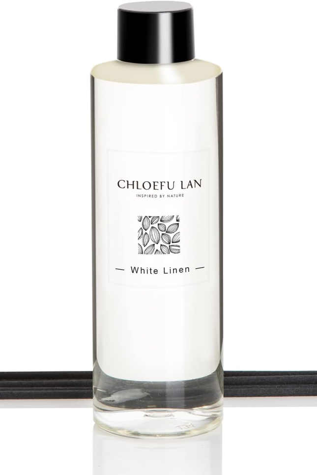 Fresh Linen Reéd Diffuser Refill 200Ml/6.76 Fl Oz, Natural Essential Scented Oil