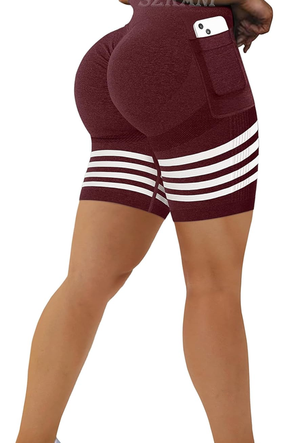 Scrunch Butt Lifting Seamless Shorts for Women High Waist Tummy Control Workout 