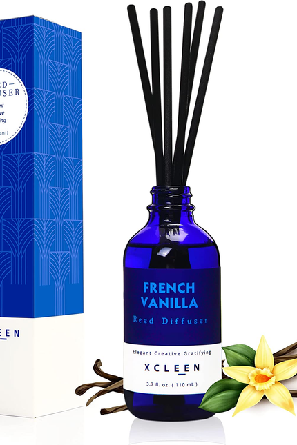 Reed Diffusers Set, 3.7 Oz Scent Diffuser, 6 Reed Diffuser Sticks, Home Fragranc