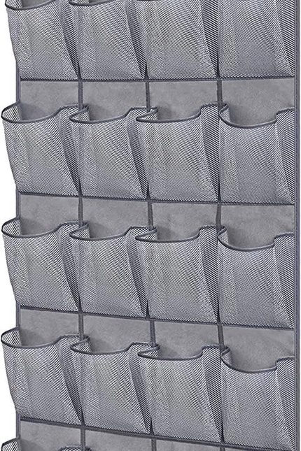 35 Large Pockets over the Door Shoe Organizer Sturdy Oxford Fabric Hanging Shoe 