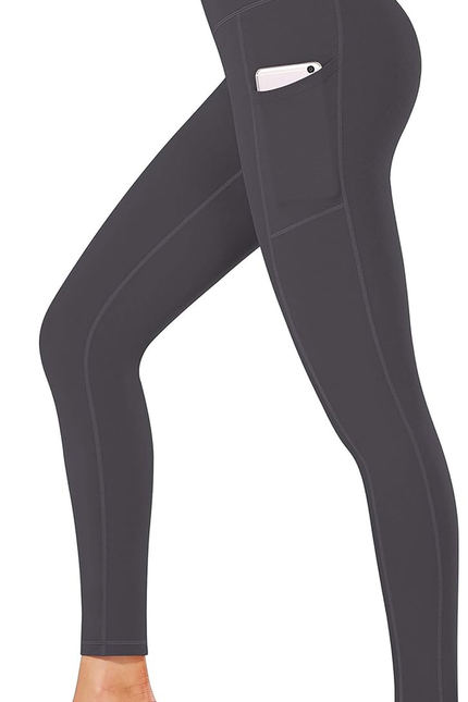 Fengbay High Waist Yoga Pants, Pocket Yoga Pants Tummy Control Workout Running 4