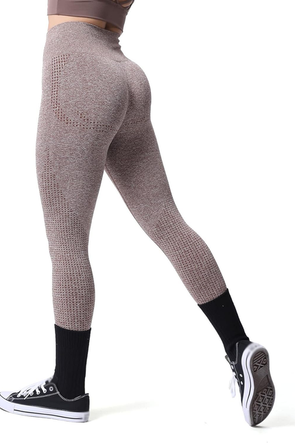 Aoxjox Women'S High Waist Workout Gym Vital Seamless Leggings Yoga Pants