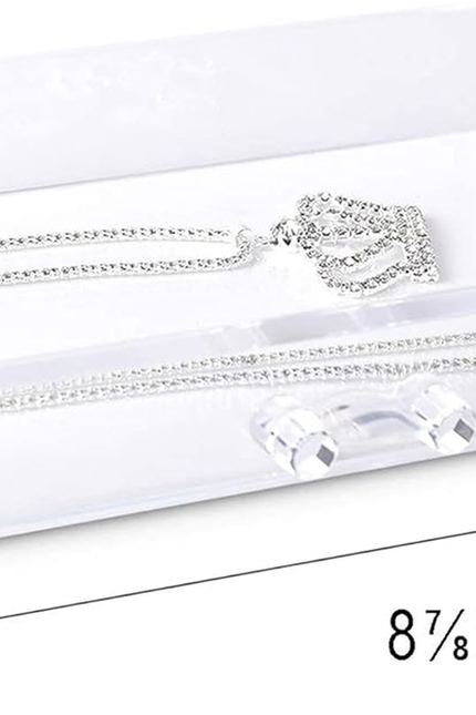 Frebeauty Extra Large Acrylic Jewelry Box for Women Girls 5 Layers Clear Velvet 