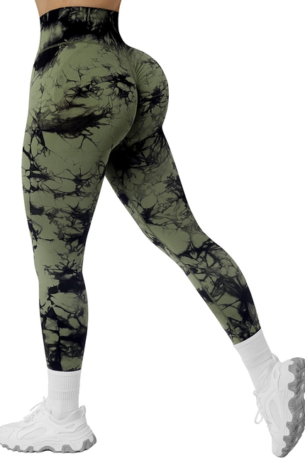 RXRXCOCO Womens High Waist Tummy Control Leggings Ruched Butt Lift Yoga Pants Wo