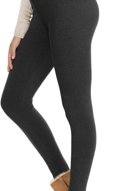 Nexiepoch Fleece Lined Leggings Women - High Waisted Winter Yoga Pants Tummy Con