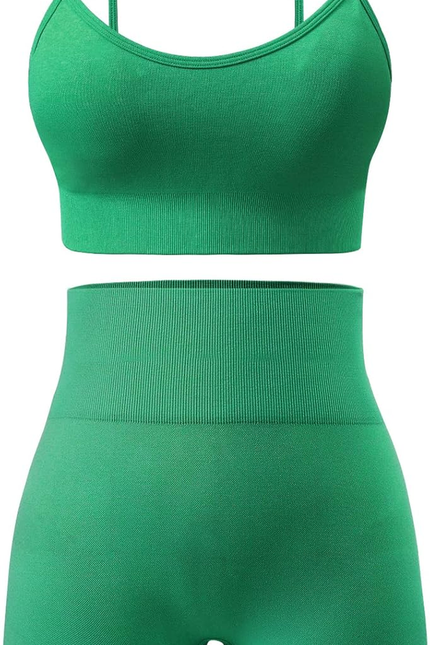 Workout Sets for Women 2 Piece Outfits Gym Shorts Women High Waisted with Adjust
