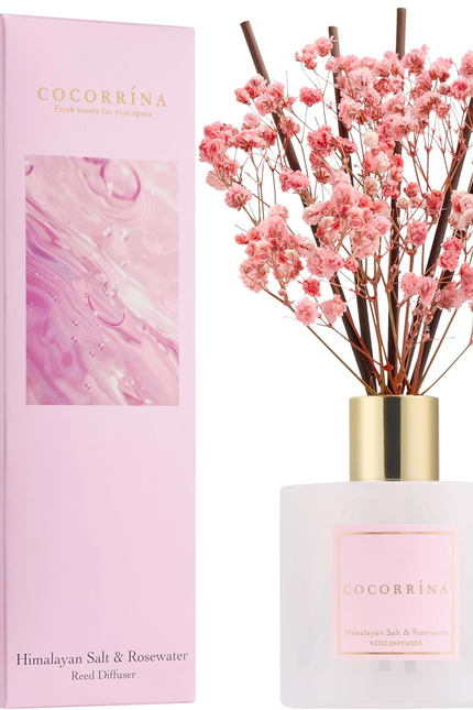 Clean Linen Scented Reed Diffuser Oil with 8 Sticks Fragrance for Bedroom, Bathr