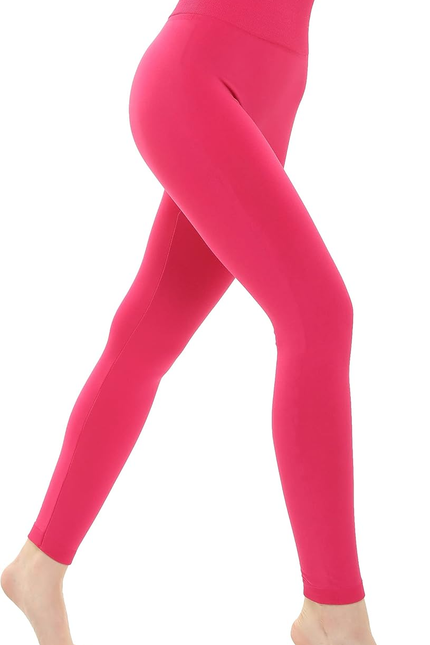 DINNAPE Fleece Lined Leggings Women - Soft Warm Thick High Waisted Tummy Control