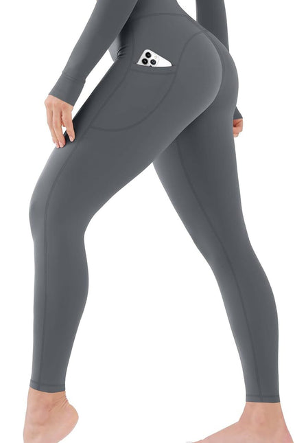 CHARMKING High Waisted Leggings for Women Soft Tummy Control Yoga Pants Workout