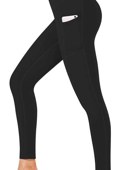 Fengbay High Waist Yoga Pants, Pocket Yoga Pants Tummy Control Workout Running 4