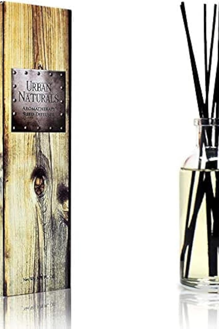 Crisp White Linen Reed Diffuser Gift Set | with Citrus, Ozone, Ylang-Ylang, Lili