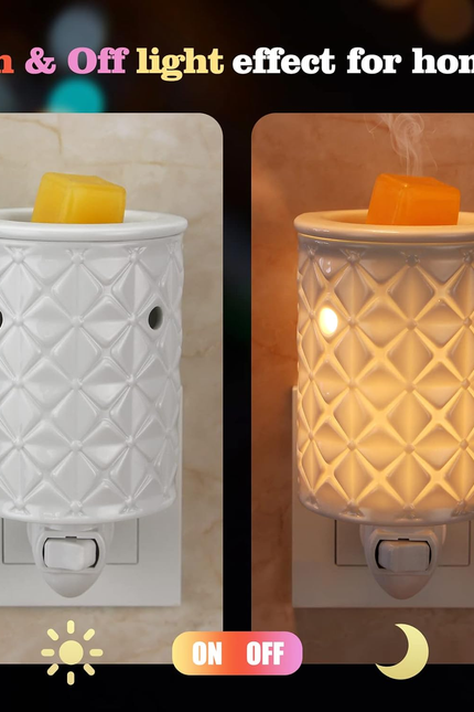 Ceramic Wax Melt Warmer, Plug in Wax Warmer for Scented Wax, Scentsy Wax Warmer 