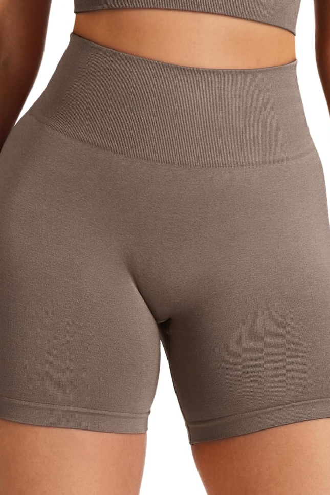 Gym Shorts Women Workout Biker Shorts Scrunch Butt No Front Seam Running Athleti
