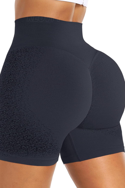 Women's Seamless Scrunch Butt Lifting Biker Shorts: High-Waist Workout & Yoga