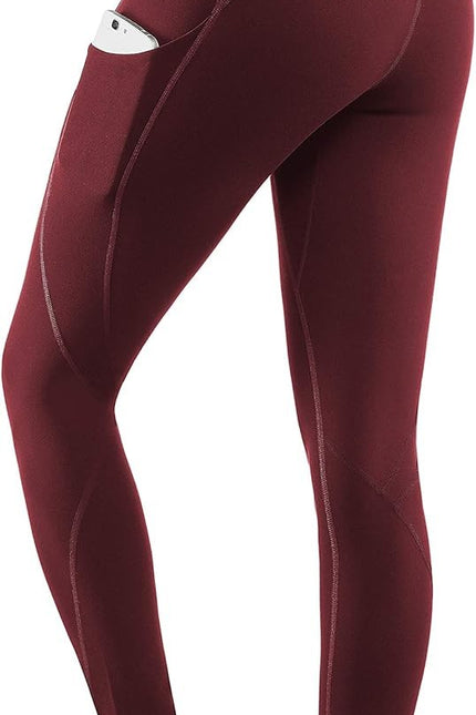 Lingswallow High Waist Yoga Pants - Yoga Pants with Pockets Tummy Control, 4 Way