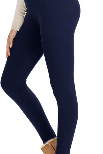 Nexiepoch Fleece Lined Leggings Women - High Waisted Winter Yoga Pants Tummy Con