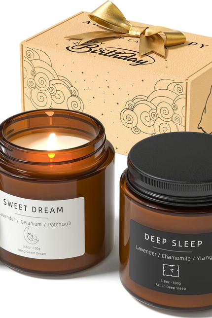 Scented Candles,  Candles for Home Scented, Candle Set for Stress Relief and Pro