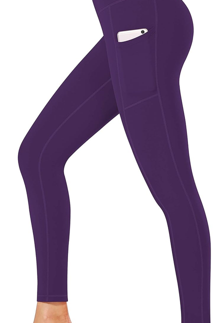 Fengbay High Waist Yoga Pants, Pocket Yoga Pants Tummy Control Workout Running 4