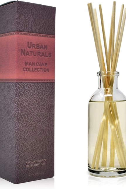 Crisp White Linen Reed Diffuser Gift Set | with Citrus, Ozone, Ylang-Ylang, Lili