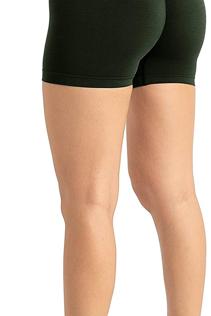 High Waist Workout Shorts for Women Seamless Scrunch Butt Lifting Short Gym Smil