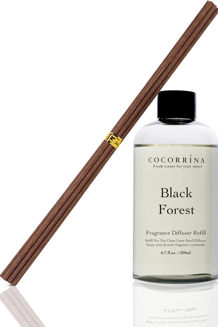 Clean Linen Scented Reed Diffuser Oil with 8 Sticks Fragrance for Bedroom, Bathr
