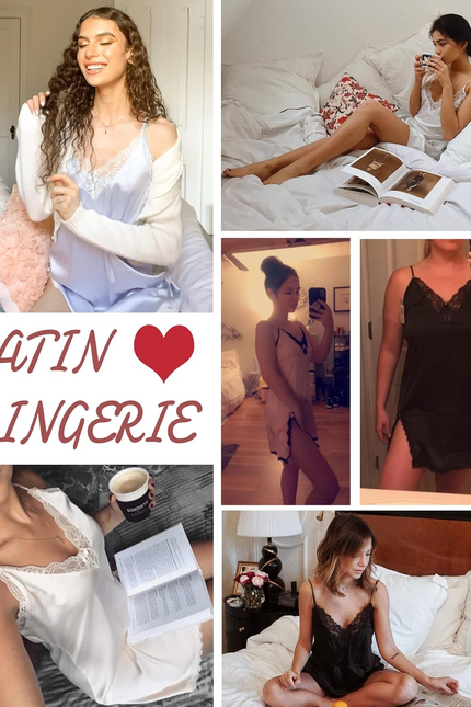 Nightgown Satin Lingerie Sleeveless Sleep Dress Babydoll Nightie Slip Chemise