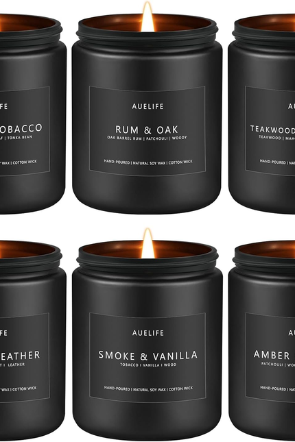Lemon Lavender Candle | Scented Candles for Home, Aromatherapy Gifts - Soy Candl