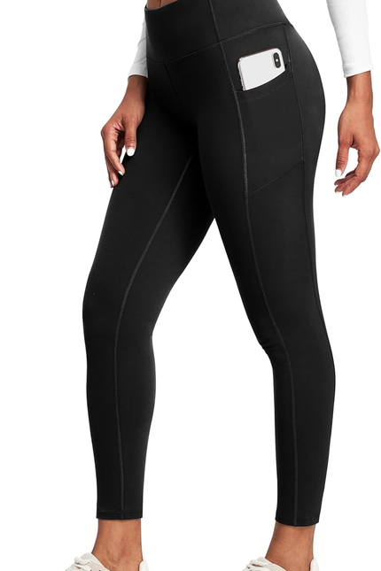 Heathyoga Leggings with Pockets for Women Tummy Control High Waisted Yoga Pants 